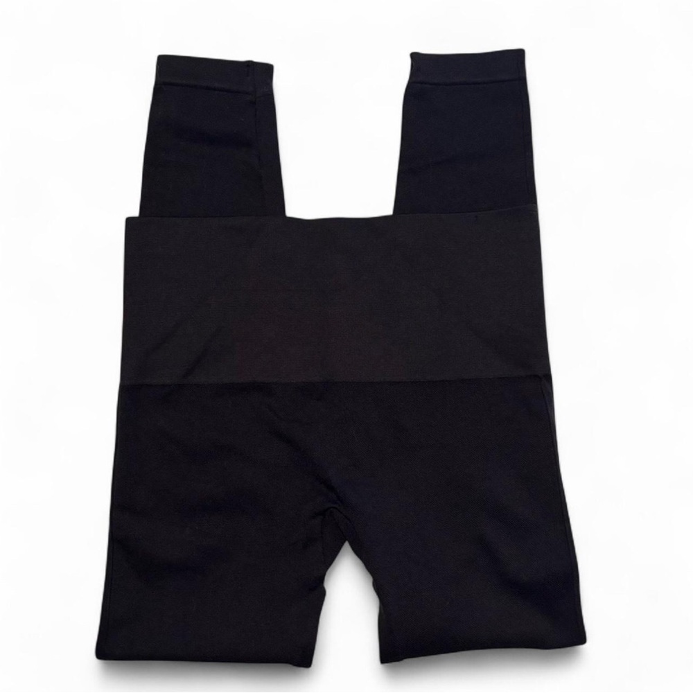 SPANX Women's Large Look At Me Now Seamless Leggings Black